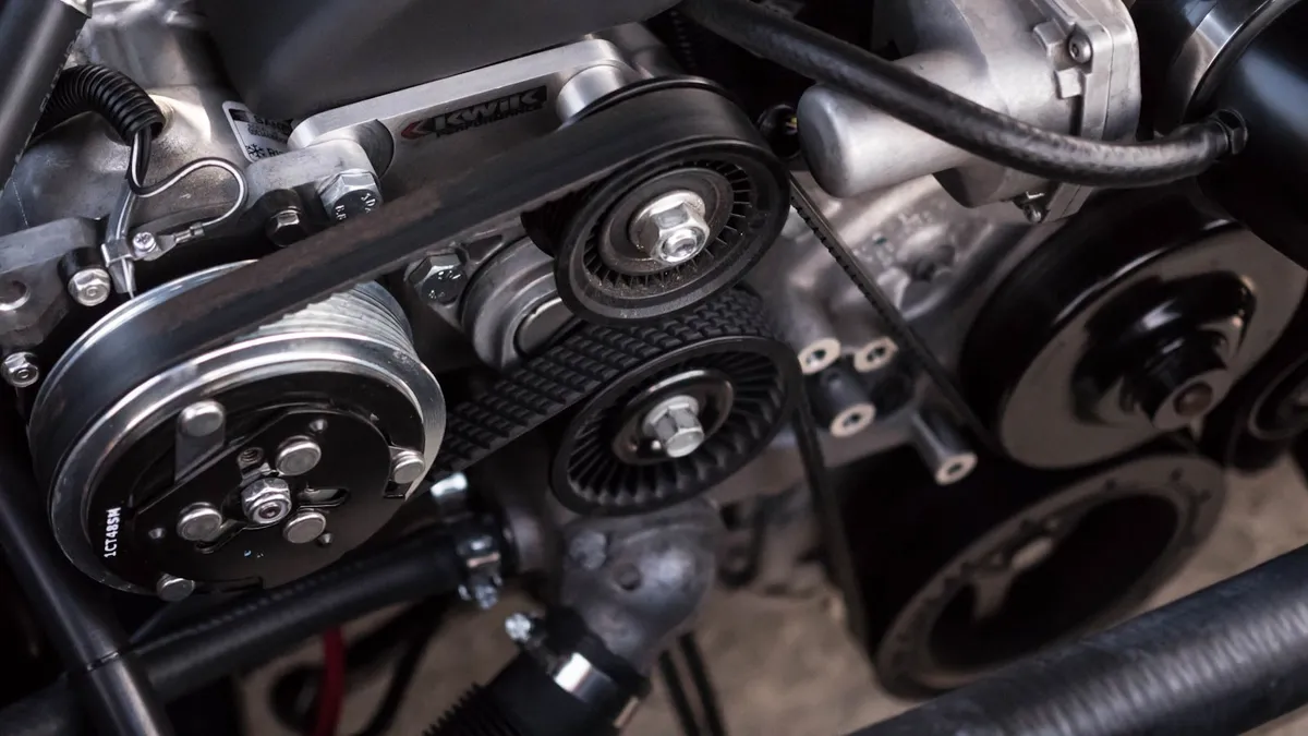 Automotive engine parts, representing the rare car parts traded on the GMS marketplace