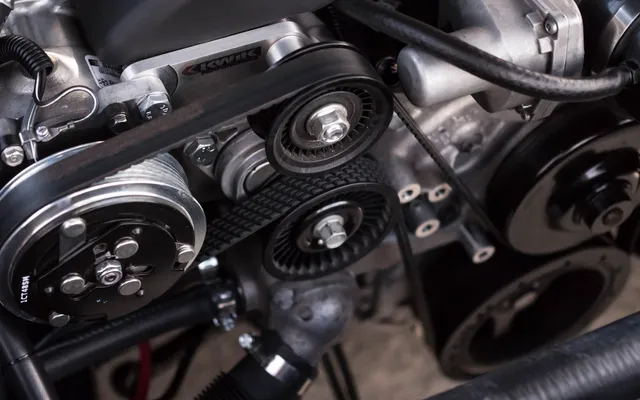Automotive engine parts, representing the rare car parts traded on the GMS marketplace